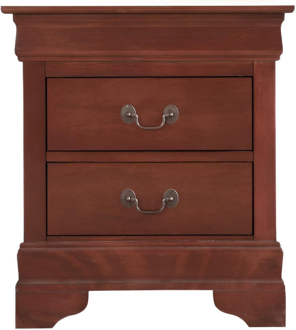 Elegant Traditional Cherry Nightstand,for Small Spaces