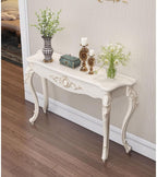 CHICKEN Entryway Furniture Table D'entrée Meuble Contre Le Mur Demi-Ronde Téléphone Décorative De Foyer Simple Hallway Side Table(47.24in)