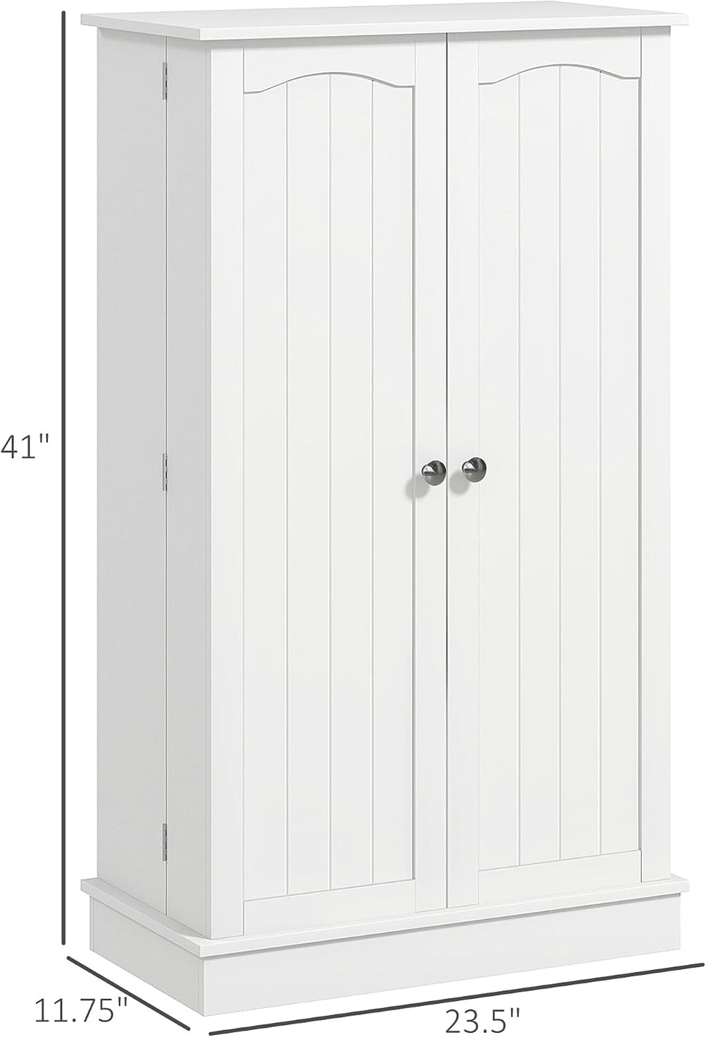 23.5" D*11.75" W*41" H Freestanding Storage Cabinet with 2 Dra...
