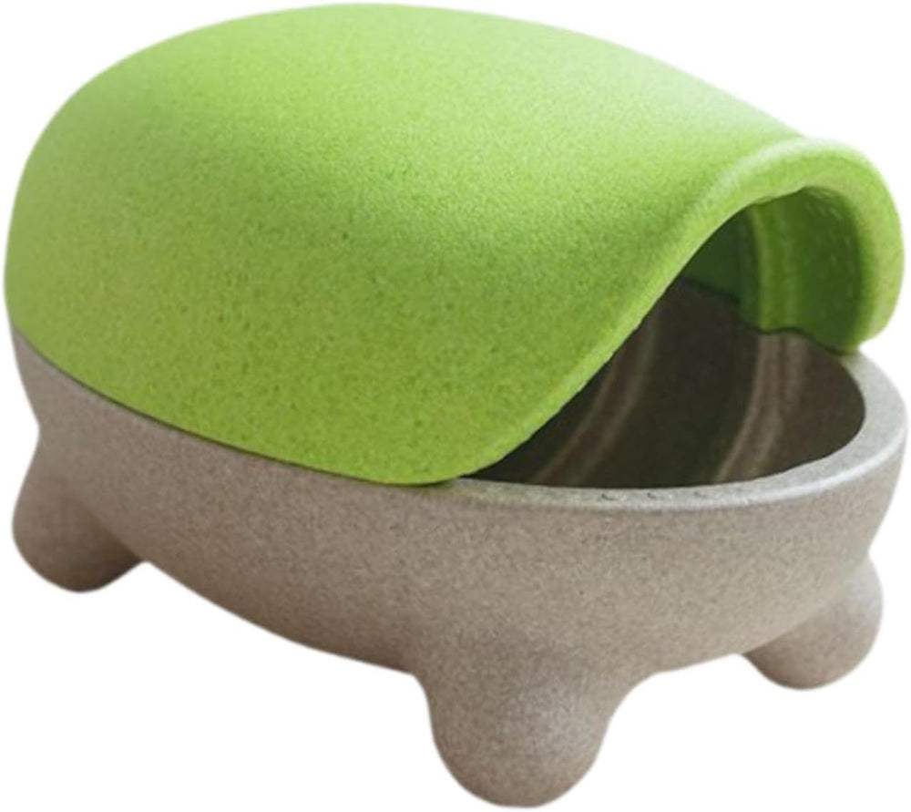 Turtle Storage Stool, Cute, Multipurpose Storage Ottoman Girls Gifts, Green