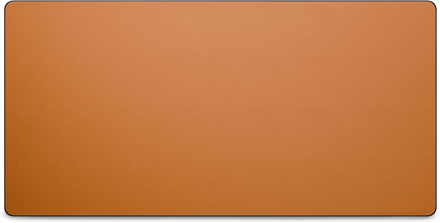 Jotsome Leather Desk Pad Mat, Non-Slip Desk Blotter Pad - Desk Protector for Office, Home, Laptop, and Desktop, Gift for The Holidays or Christmas (Tan, 34" x 17")