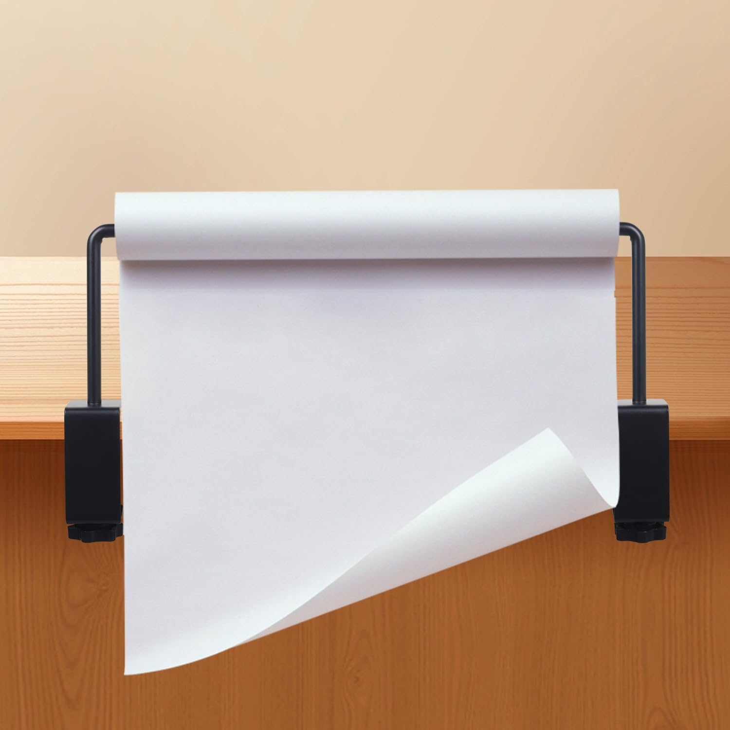 Craft Paper Roll Holder Tabletop Dispenser Suitable for Any Table from 0-1.8” and Roll of Paper Up to 7” Thick Dispenser Suitable for Painting or Craft Packaging