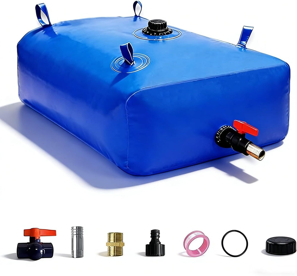 240L/63 Gal Water Bladder Tank, Foldable Portable Water Storage Container