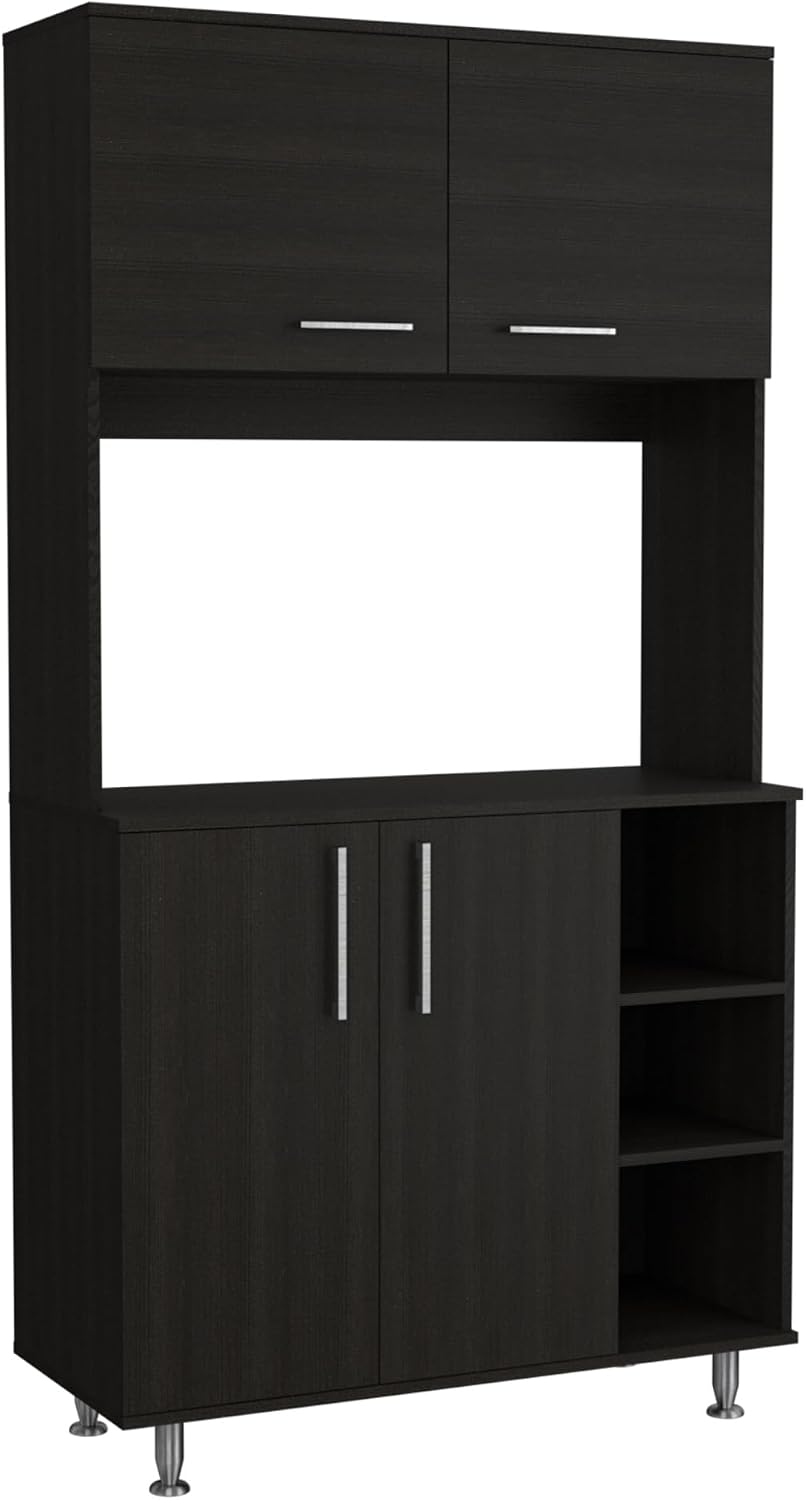 Pantry Cabinet Wine Sideboard, Freestanding Storage Locker for Kitchen Living...