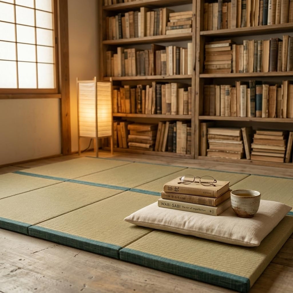 MustMat Japanese Floor Mattress Foldable Tatami Mats Folding Tatami Futon Mat...
