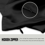 Silk Pillowcase for Hair and Skin,Soft,Breathable and Sliky 100% Silk Pillowcases King Set of 2,Both Sides Natural Mulberry Silk Pillow Cases with Hidden Zipper(King Size 20"X 36",2pcs)