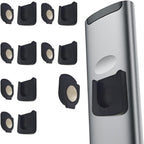 Magnetic Remote Control Holder Wall-Mounted Remote Holder Adhesive Strips Easy Installation for TV, Fan, and AC Remotes to Organize Home & Office (6 Pack)