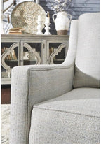Signature Design by Ashley Kambria Contemporary Swivel Glider Nursery Accent Chair, Gray