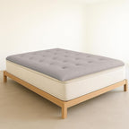ZonLi Japanese Floor Futon Mattress Queen Size 60"x 80",100% Cotton Cover 4'' Thicken Tatami Mattress,Foldable Sleeping Pad,Portable Dormitory Tatami Mat,Roll Up Floor Lounger Bed for Adult (Grey)