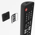 Magnetic Remote Control Holder – Wall-Mounted Organizer for TV, Air Conditioner & Electronic Remotes – Strong Magnetic Grip with Anti-Tilt & Drop Protection – Easy No-Drill Installation (Black)