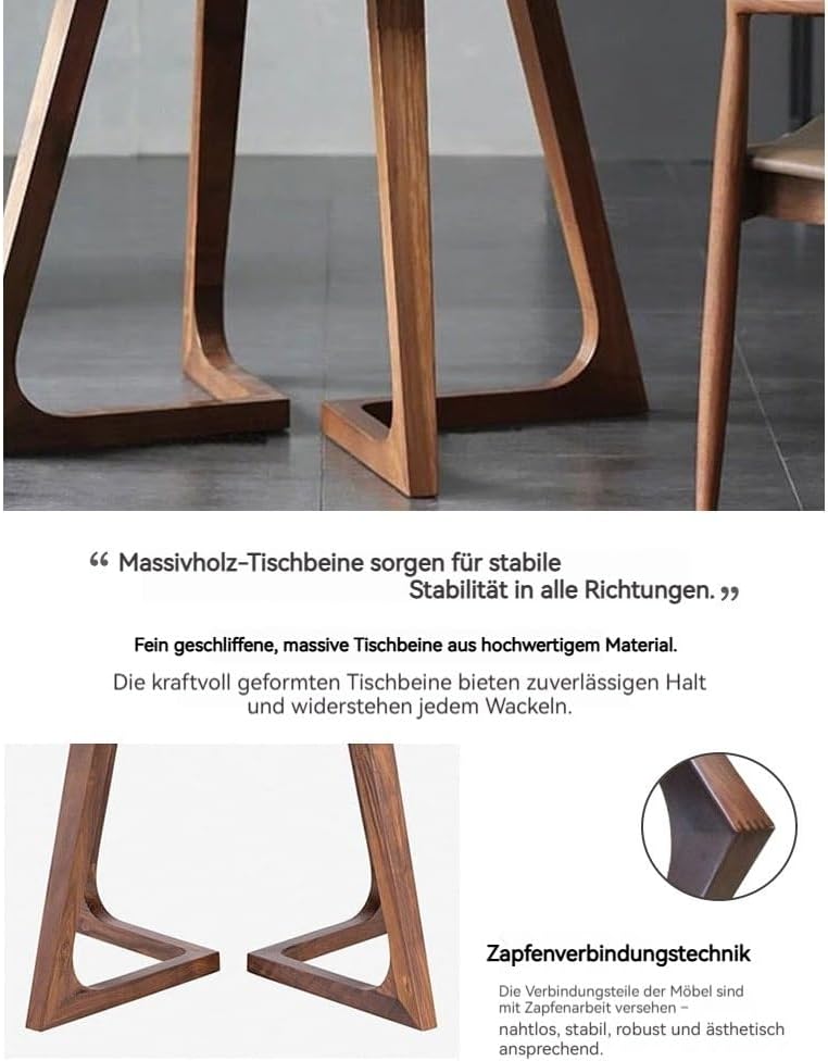 Round Dining Table for 4, Modern Farmhouse Kitchen Table,Small Circle Dining ...