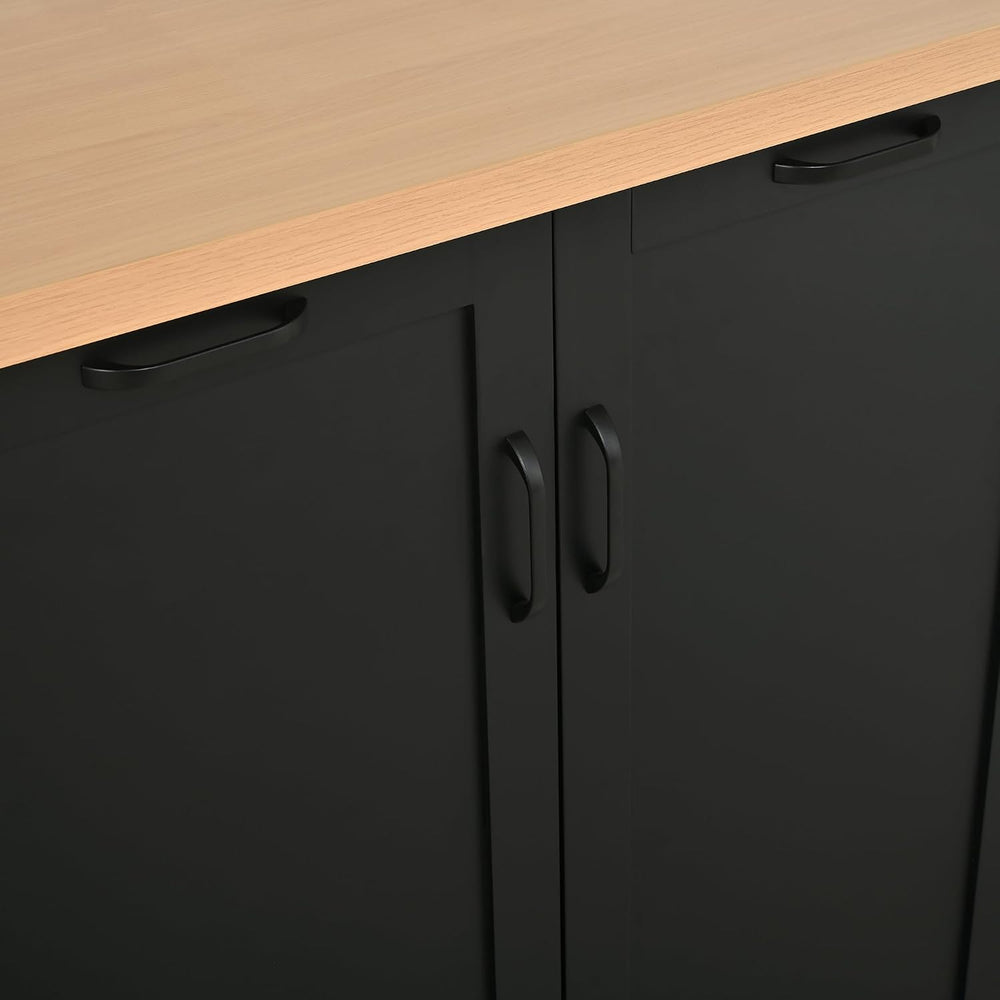 Christopher Knight Home Aaron 58" Kitchen Island with Storage, Modern Is...
