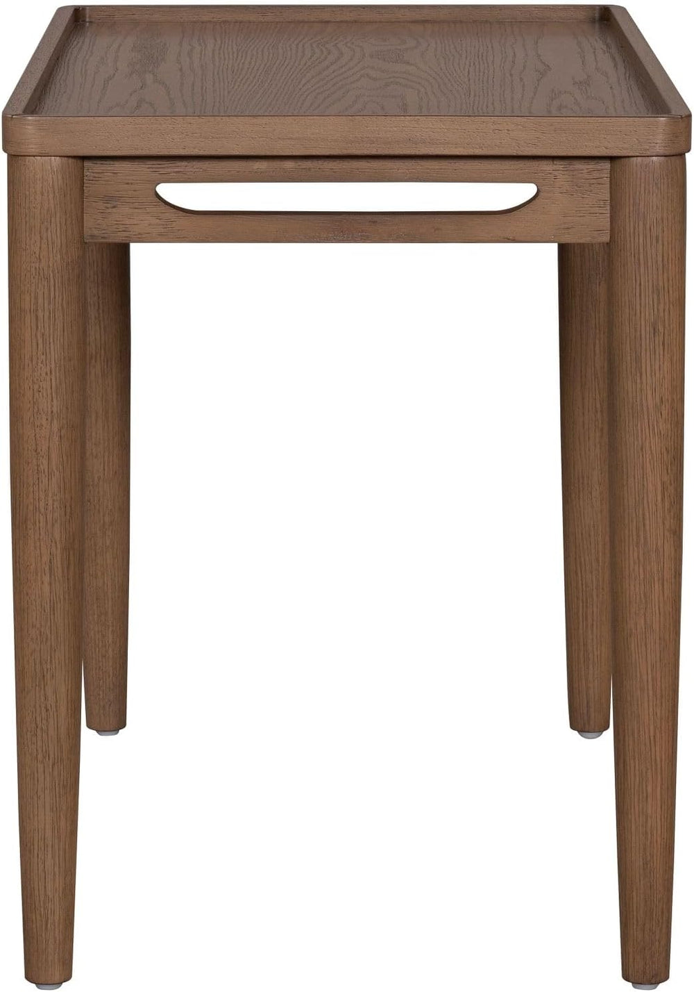 Flexsteel Verona End Table, Transitional Design, Medium Brown Oak, 29x17x22 I...