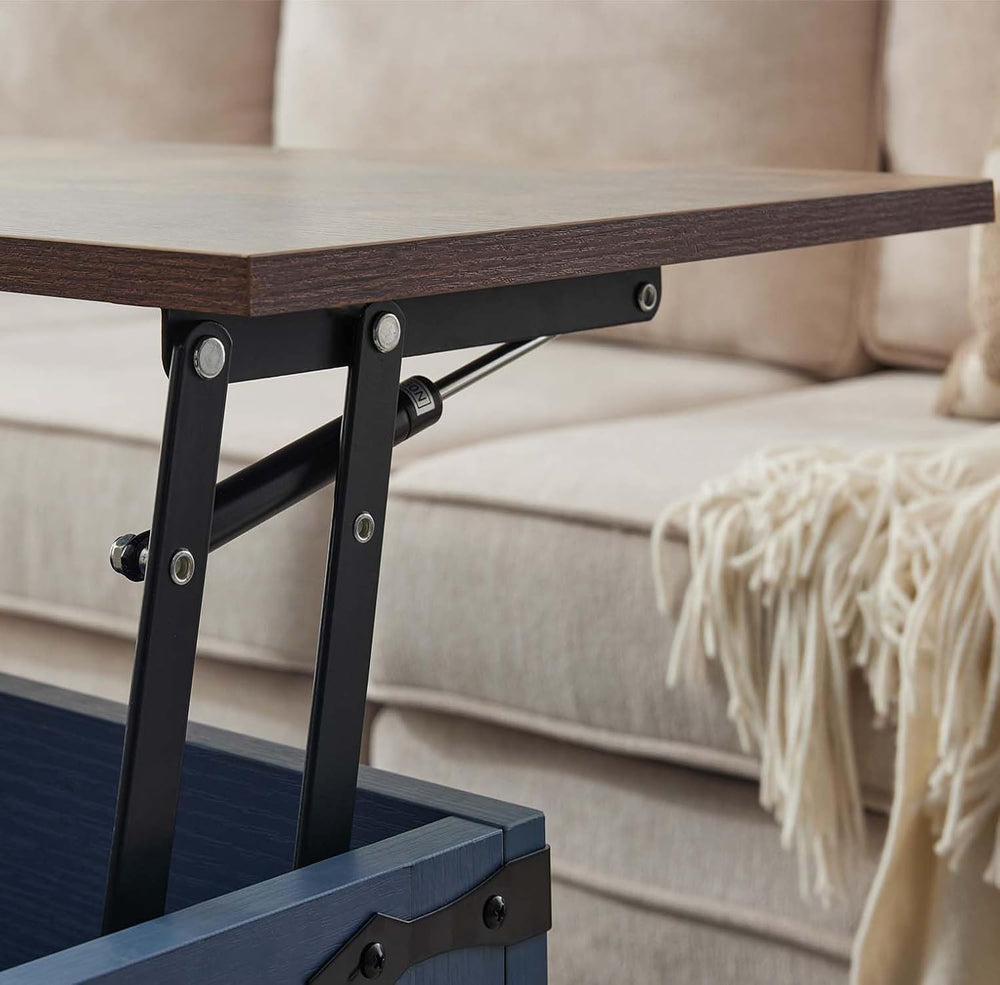 Coffee Table and End Table Sets of 3, 2 Large End Table with Charging Station...