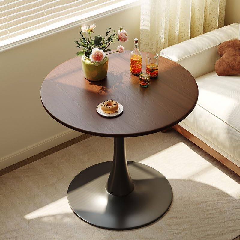 24" Round Cafe Table, Tulip Table for 2-3 Persons, Mid-Century Modern St...