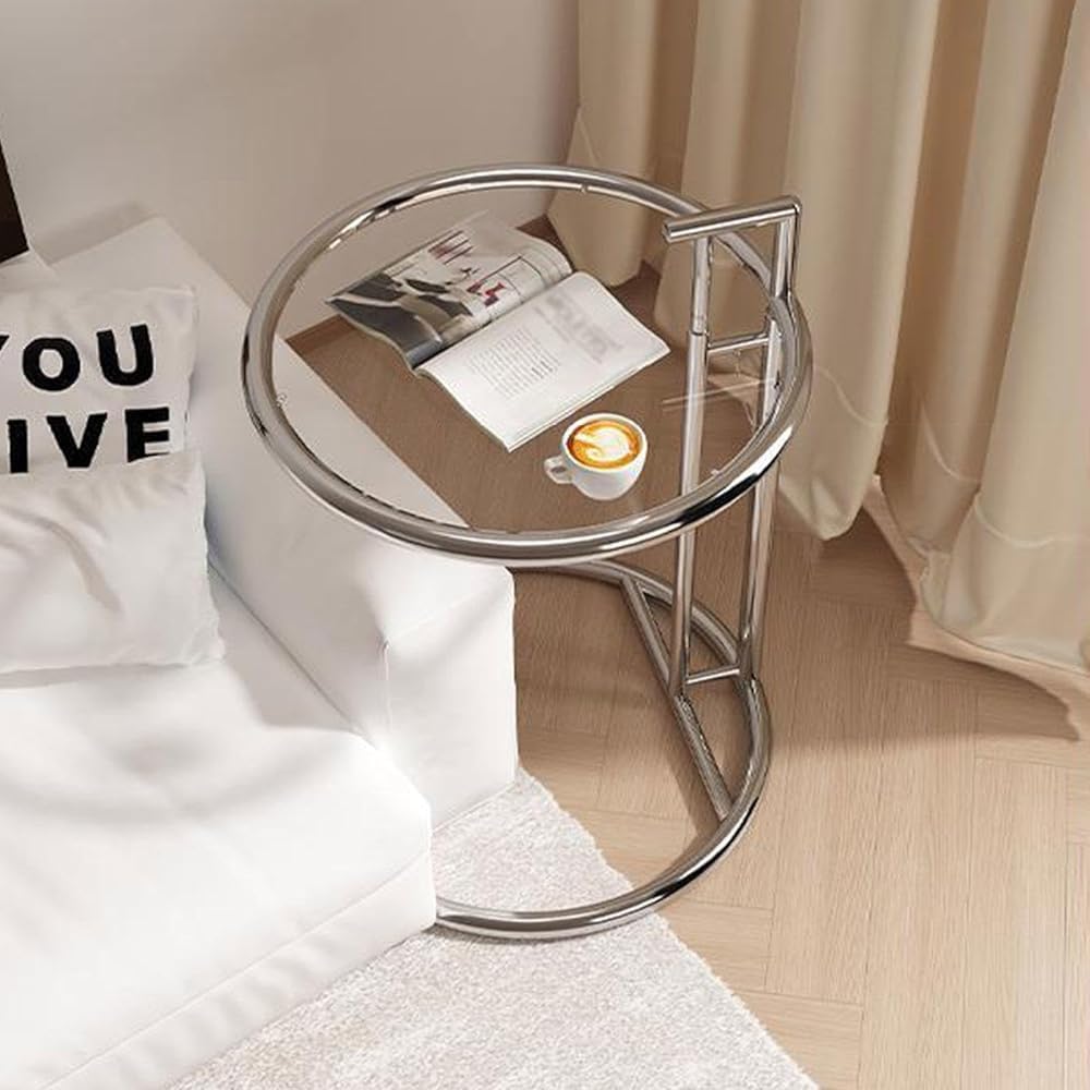 Stylish C-Shaped Sofa Side Table: The Perfect Blend of Function and Design(Co...