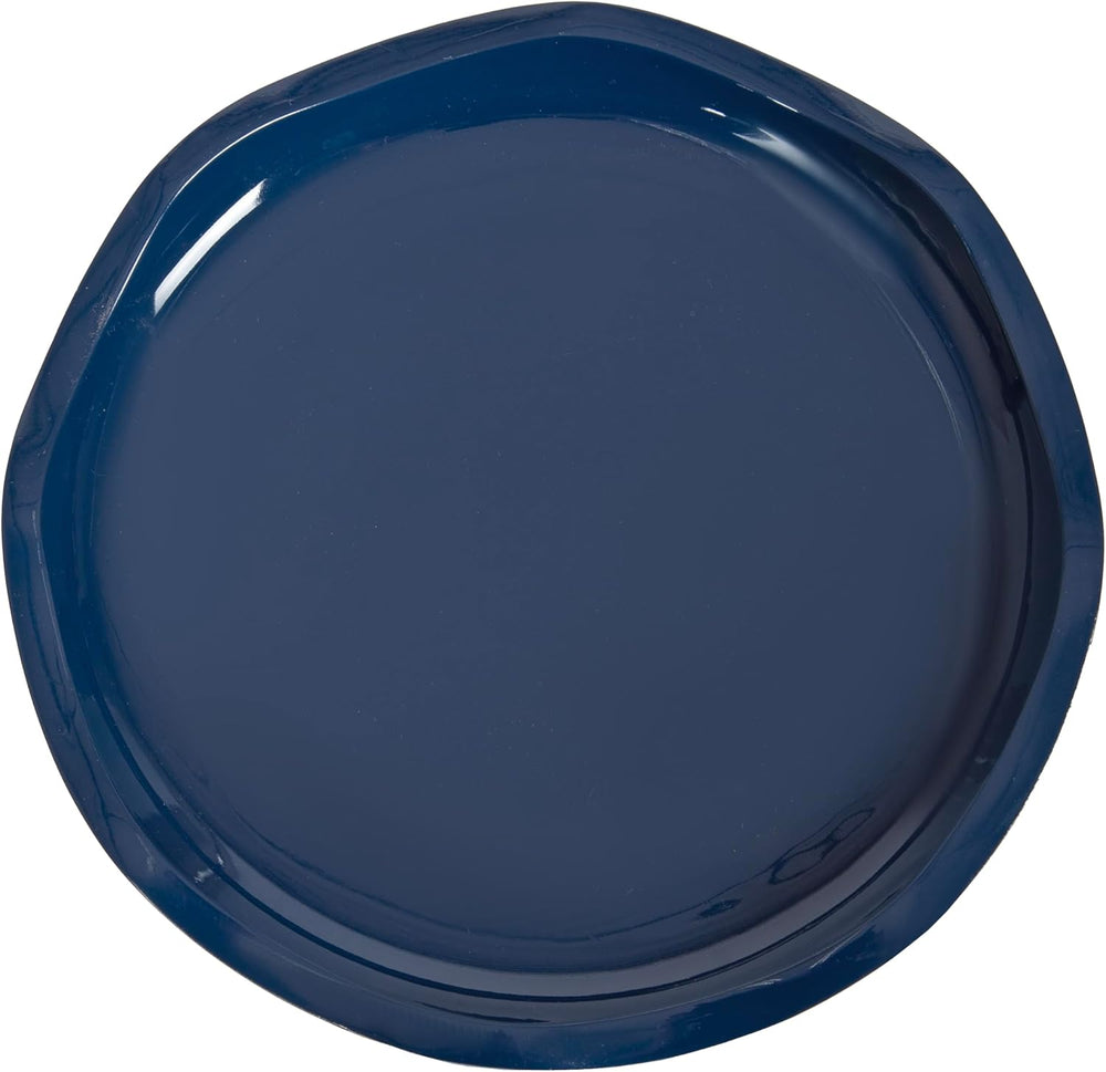 Kate and Laurel Alessia Modern Decorative Round Drink Table, 8 x 8 x 22, Navy...