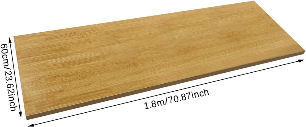 Butcher Block Countertop 70.86x23.62 Inch Plywood Rectangular Tabletop for Ki...