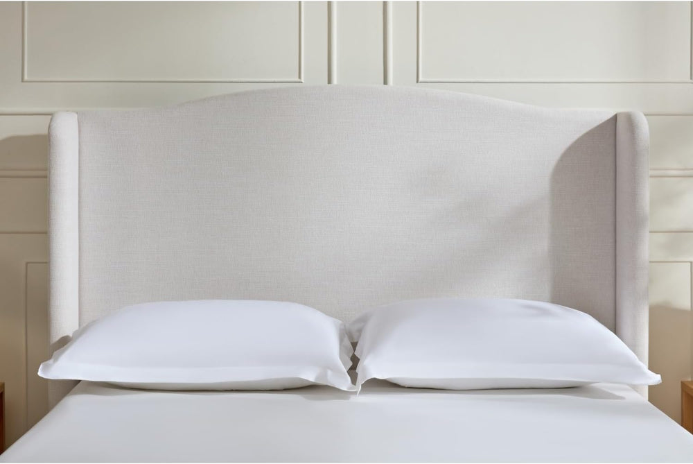 Geelife Upholstered Wingback Bed Size Queen/Tall 54" Headboard Upholster...