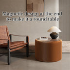 Multi-Purpose Paper Stool, Bench, Coffee Table, or Shoe Stool for Home Decorations (Brown, 11.8in)