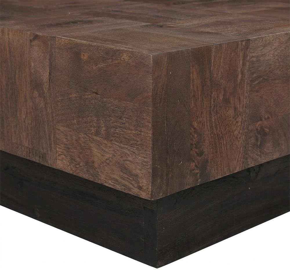 Starlight Canyon Home Solid Mango Wood Living Room Table Set, Coffee Table an...
