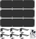 Garage Hooks, Quick and Easy Installation, 1 Set, Shed Basement Storage Hooks, Power Tool Holder Rack, Non Slip PVC Coating, for Garages Basements Yards
