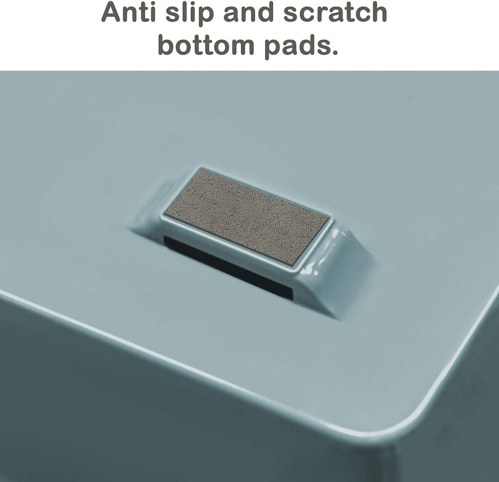 Acrimet Facility 2 Tier Letter Tray, Side Load, Letter Size/A4, Desktop File Organizer, Plastic (Solid Green Color)