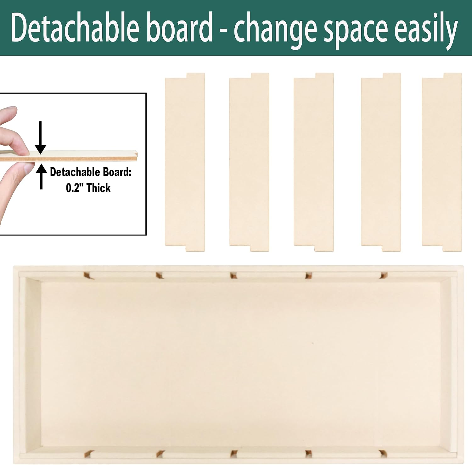 2 Pack Velvet Sunglasses Tray Stackable Eyeglasses Display Case Removable Jewelry Organizer Tray for Multiple Glasses, Reading Glasses, Earring Necklace Jewelrys Showcase, Beige