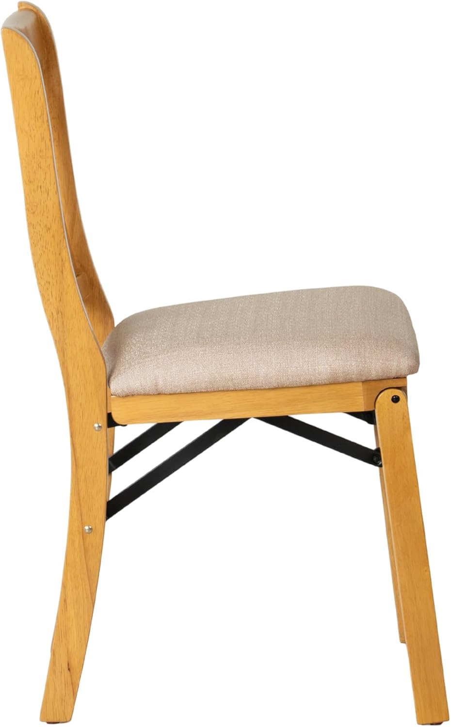 East West Furniture - PNC-OAK-03, A Solid Wood Plano Folding Dining Room Chai...