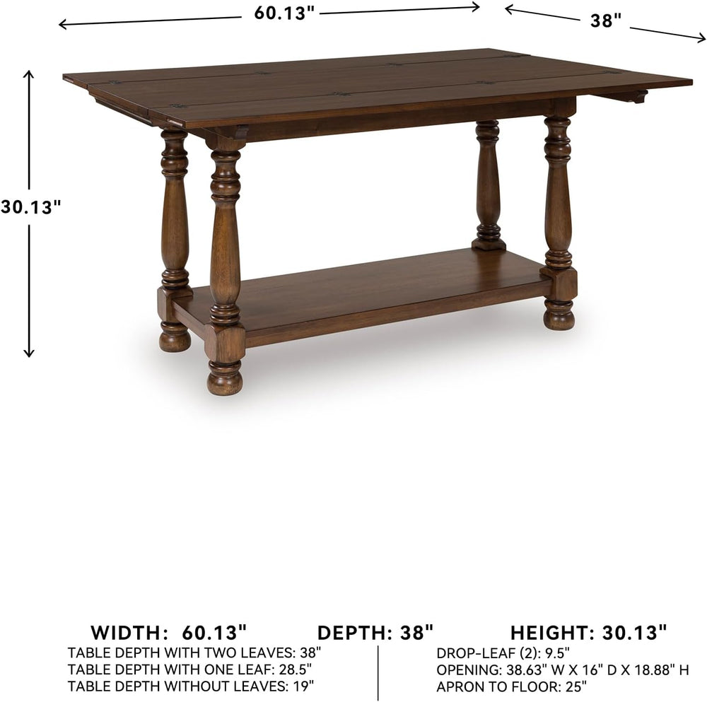 Signature Design by Ashley Sturlayne Flip Top Sofa Table, Expandable Console ...