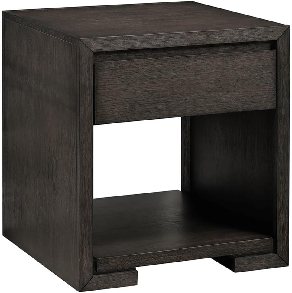 Pemberly Row 3-Piece Coffee & End Table Set, Walnut Finish, Oak Veneers a...