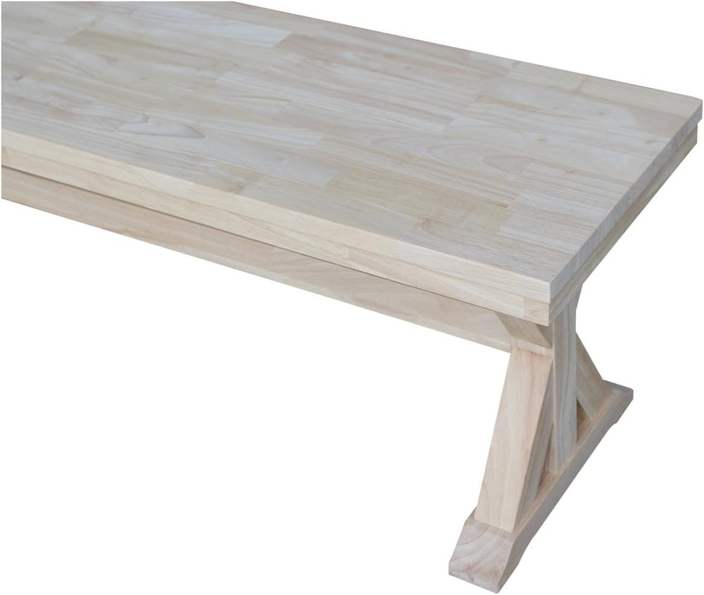IC International Concepts, Canyon Collection Solid Bench, Solid Real Wood, St...