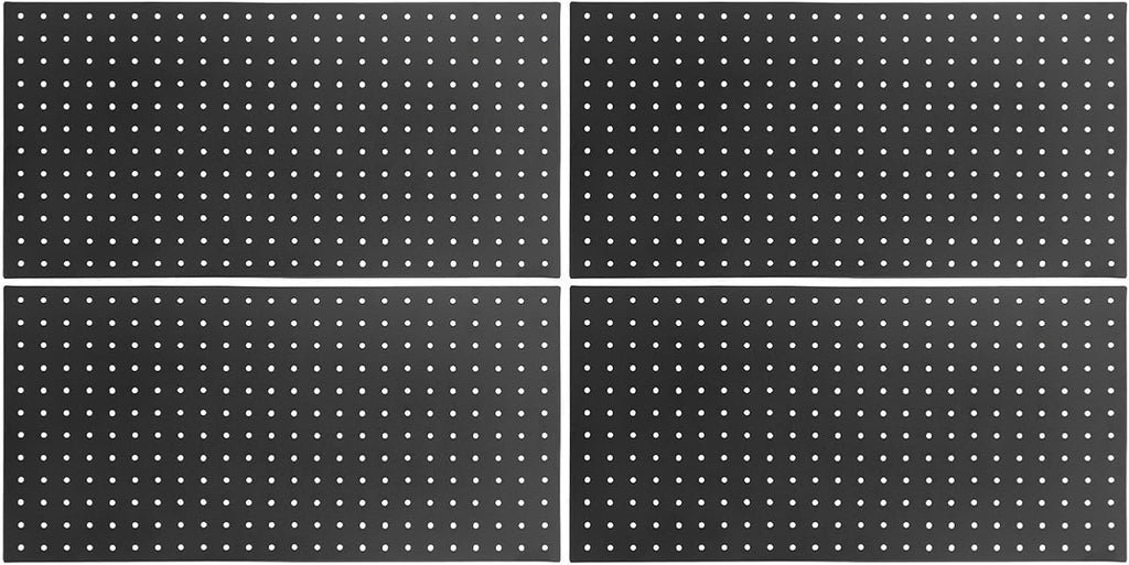Keenso Pegboard Accessories, Metal Wall Panels Set with Hooks and Bins, Customizable Tool Storage System for Garage and Workbench