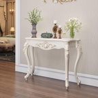 CHICKEN Entryway Furniture Table D'entrée Meuble Contre Le Mur Demi-Ronde Téléphone Décorative De Foyer Simple Hallway Side Table(47.24in)