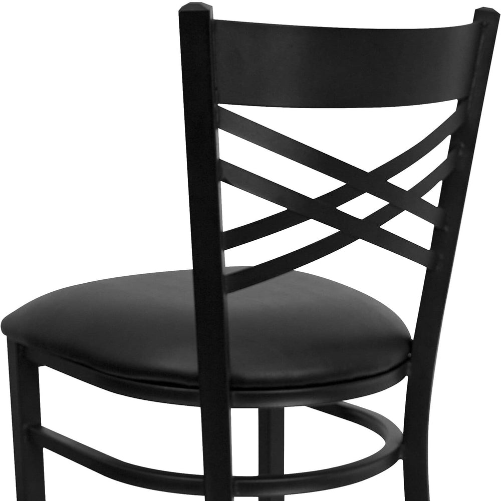 Flash Furniture Hercules Metal Restaurant Barstool, Black