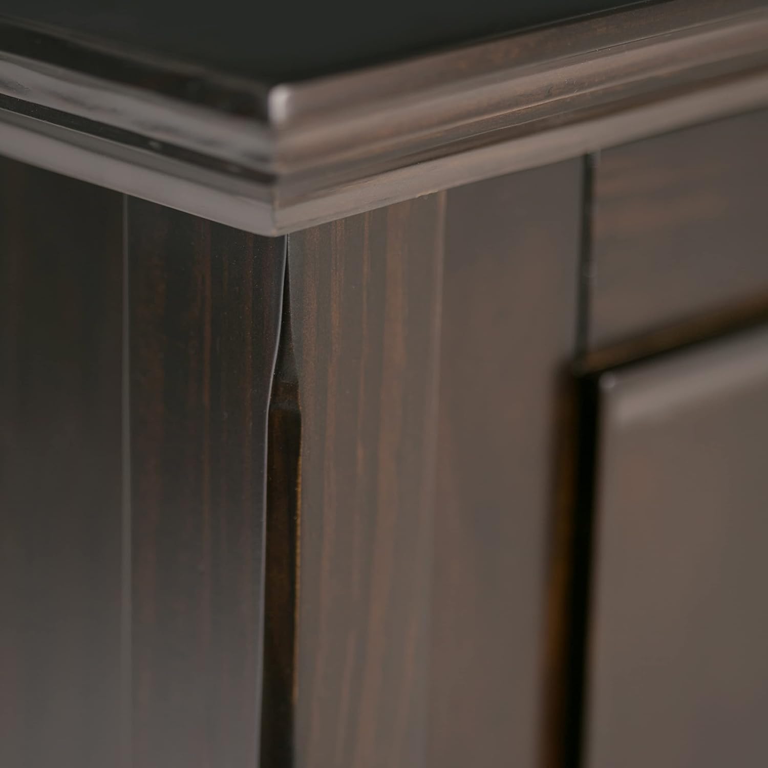 SIMPLIHOME Amherst 12-Bottle SOLID WOOD 24 Inch Wide Transitional High Storage Wine Rack Cabinet in Hickory Brown, For the Living Room, Dining Room and Kitchen