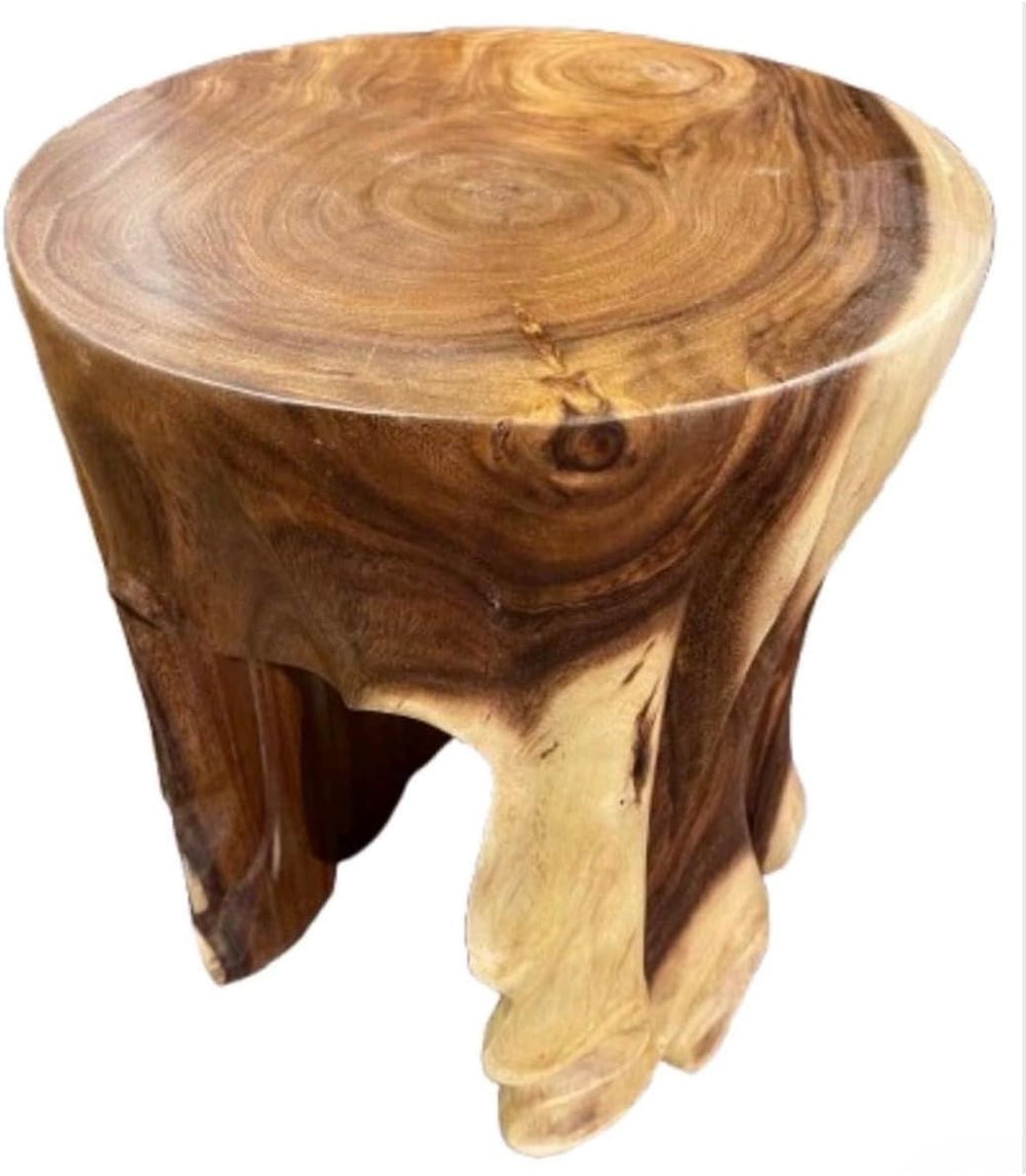 Hand Carved End Table