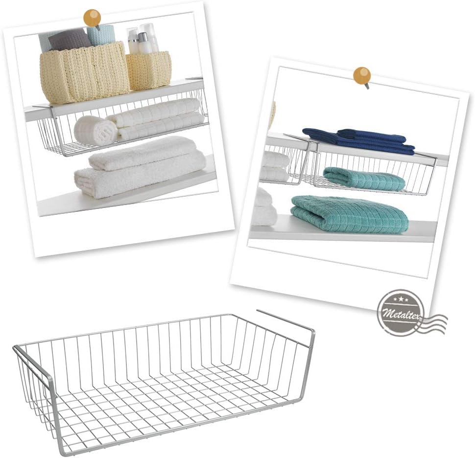 Metaltex 'Kanguro' Under Shelf Basket, Polytherm, 50 cm
