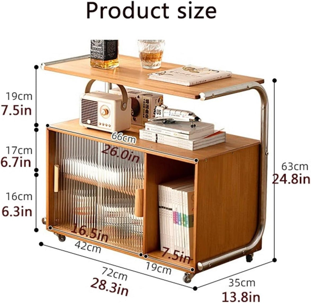 End Tables Interior ﻿, Multifunctional Sofa Side Cabinet, Movable Coffee Tabl...