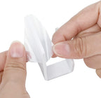 Razor Holder Hooks Shower Hook with Acrylic Adhesive for Razor Bathroom Kitchen Organizer for Razor Plug Towelrazor Hooks (Acrylic Razor holder-2pcs White)