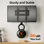 IWORBOARD 24 32 40 42 inch Fixed TV Monitor Wall Mount for 14-43 inch LED LCD Screen, Low Profile Small RV TV Mount, Easy Slim Flat Wall Bracket, Max VESA 200x200mm, 66lbs, Single Stud