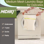 10 Pcs Laundry Bags Mesh Wash Bags, Premium Durable Double-Layer Honeycomb Mesh Laundry Bags for Delicates 12 x 16 Inches