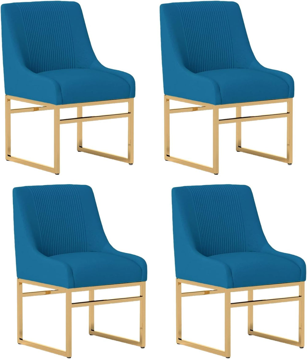 Kitchen & Dining Room Chairs Set of 4 Mid Century Modern Dining Chairs Up...