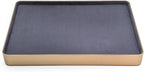 Metal Jewelry Tray, Valet Tray, Bedside Table and Desktop Organizer. It is Stackable and can be Used to Display Watches, Rings, Earrings and Bracelets（Blue）