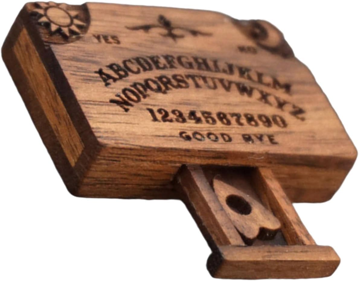 Elegant Wooden Talking Board with Detailed Engravings and Builts in Love Drawer Enhances Living Space Ambiances