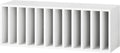 IOTXY DIY Modular Cube Bookcase - CubeXY Customizable Stackable Expandable Basic Shelving Units, 12-Cube Wooden Open Bookshelf with Removable Shelves for Vinyl Record Storage Organizer, White
