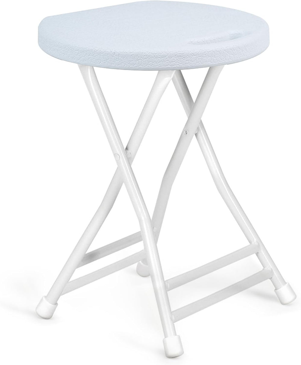 COOZMENT Folding Stool with Handle, Folding Chair,Folding Bar Stool with Non-...