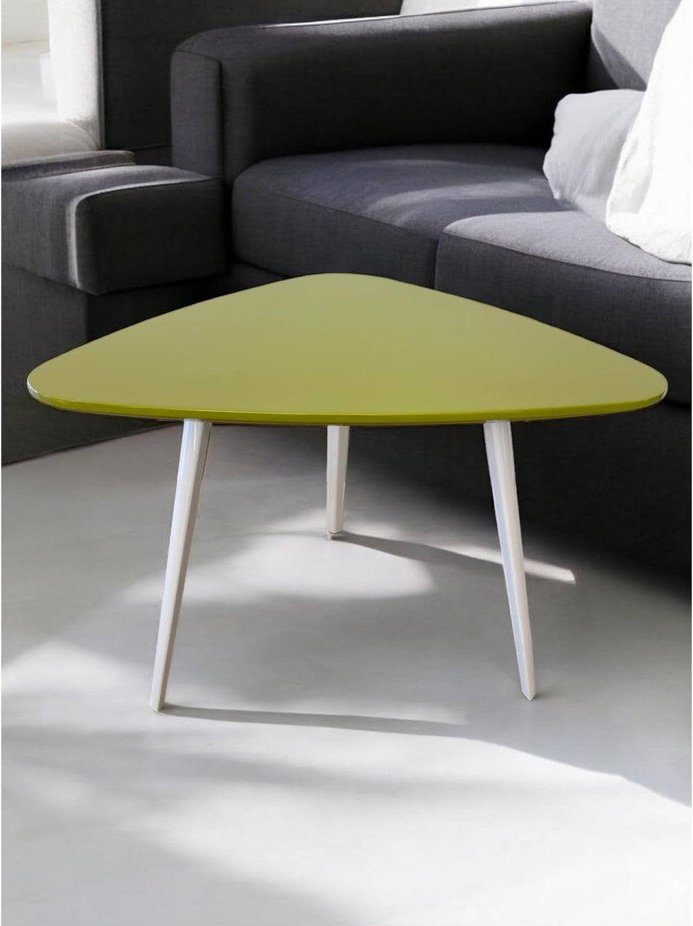 Pangea Home Modern Retro Accent Table - Gloss Lacquer & Legs - Side Table...
