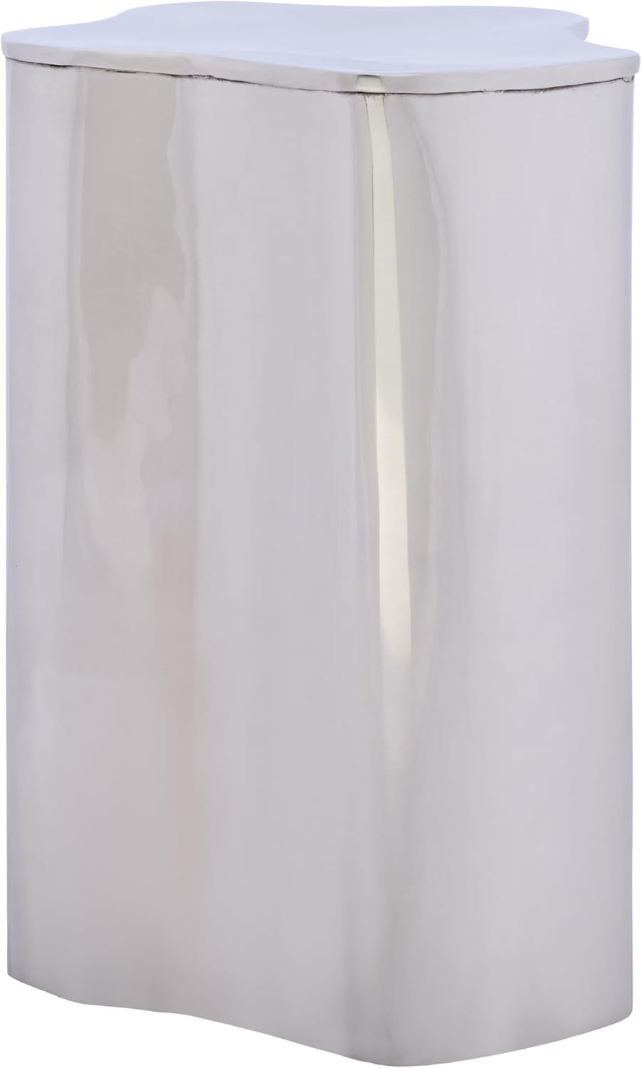 SAFAVIEH Home Collection - Tonnie Modern Side Table, Silver Polished Metal, D...