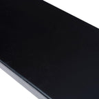 Boraam Shaker Backless Wood Bench - Black Finish